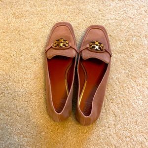 Tory Burch Miller Metal-Logo Loafers